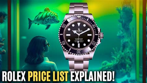 what does a rolex cost|rolex watches average price.